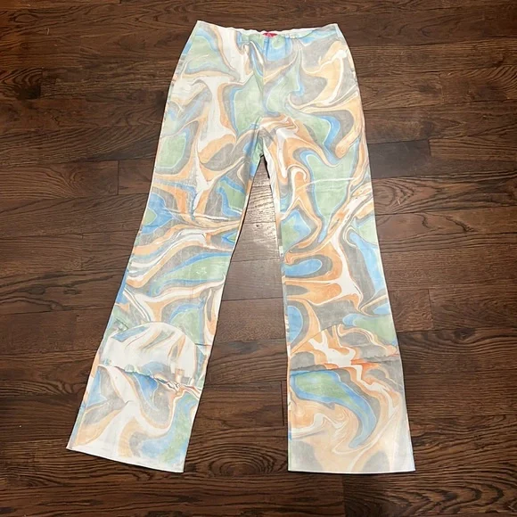 NWT Free People X Lefty High Rise Flare Pants Size Small Z541-19